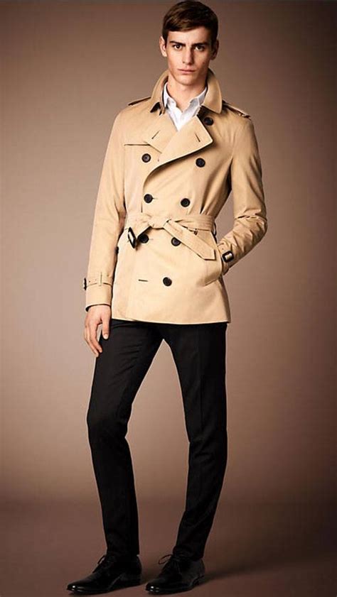 burberry uomo caban|men's burberry jacket.